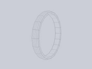Fantasy ring Modèle 3D