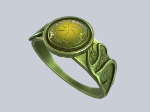 Fantasy ring 3D Model