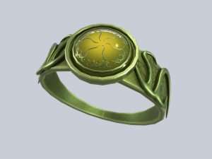 Fantasy ring Modelo 3D