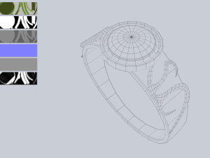 Fantasy ring Modelo 3D