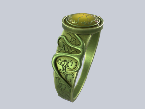 Fantasy ring Modelo 3D