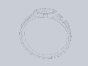 Fantasy ring Modelo 3D