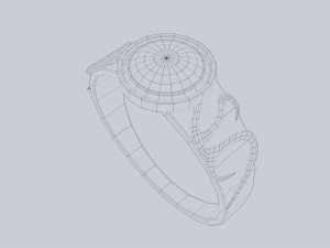 Fantasy ring Modelo 3D