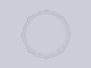 Fantasy ring 3D-Modell