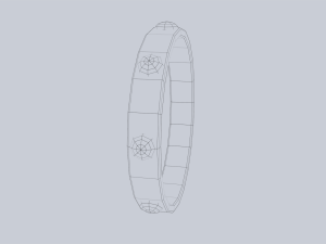 Fantasy ring 3D-Modell