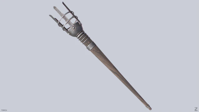 トーチ 3Dモデル .c4d .max .obj .3ds .fbx .stl .blend 