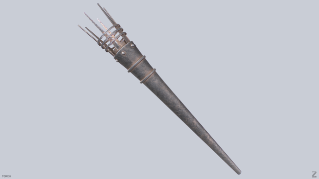 Torch 3D-Modell .c4d .max .obj .3ds .fbx .stl .blend 