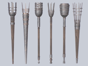 Torch collection Model 3D