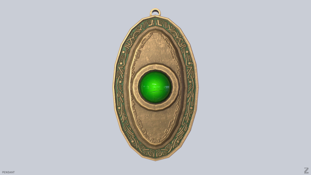 Pendant 3D Model .c4d .max .obj .3ds .fbx .stl .blend 