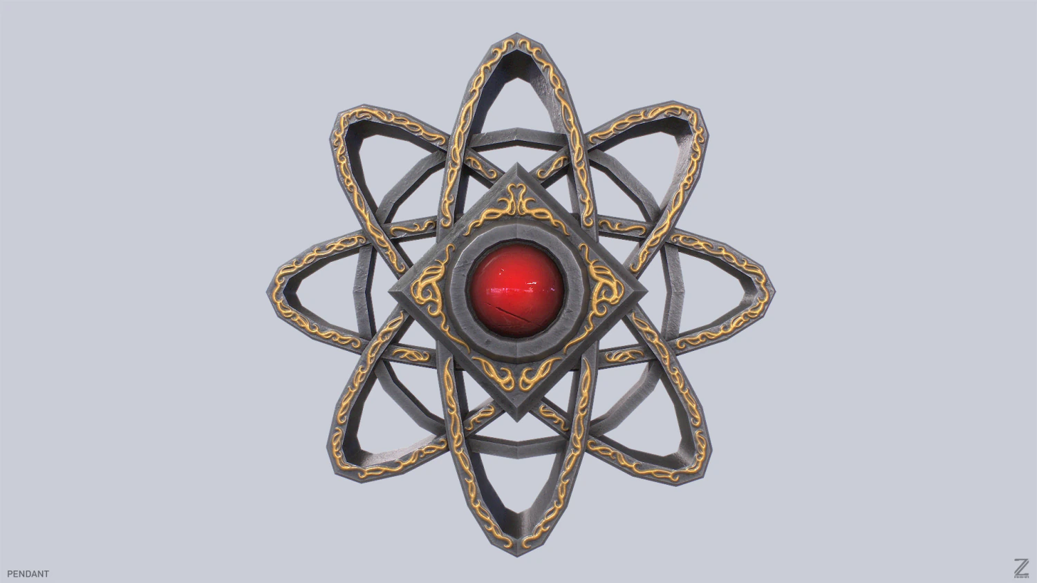 Pendant 3D Model .c4d .max .obj .3ds .fbx .stl .blend 
