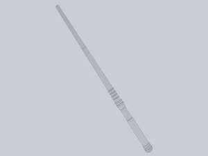 Науково-фантастичний бастон 3D Модель