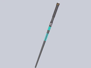 Науково-фантастичний бастон 3D Модель