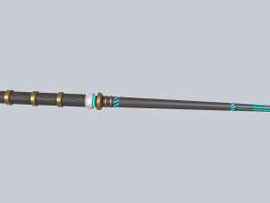 Sci fi baston Model 3D