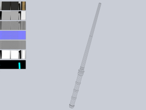 Sci fi baston Model 3D