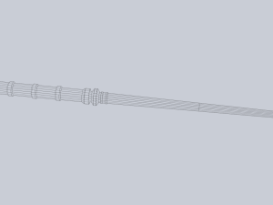 Sci fi baston Model 3D