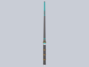 Sci fi baston Model 3D