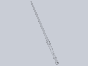 Sci fi baston Model 3D