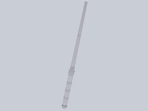 Sci fi baston Model 3D