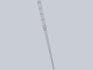 Sci fi baston Model 3D