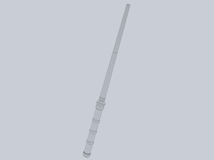 Sci fi baston Model 3D