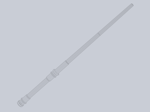 Sci fi baston 3D Model