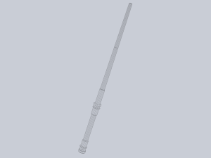 Sci fi baston 3D Model