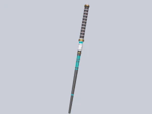 Sci fi baston 3D Model