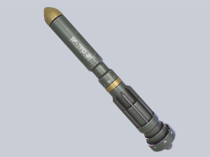 Scifi torpedo Model 3D
