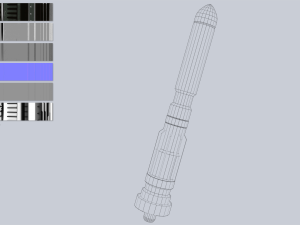 Scifi torpedo 3D 모델