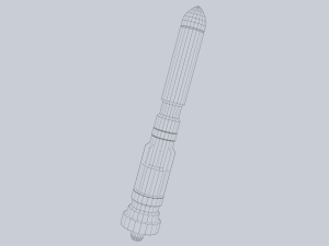 Scifi torpedo 3D 모델