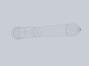 Scifi torpedo 3D 모델