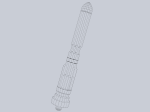 Scifi torpedo 3D 모델