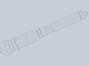 Scifi torpedo 3D 모델
