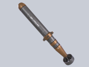Scifi torpedo Model 3D