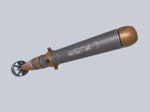 Scifi torpedo 3D 模型