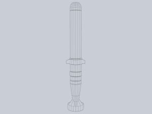 Scifi torpedo 3D 模型