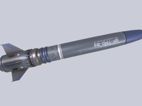 Torpeda Scifi Model 3D