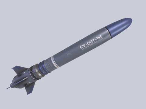 Torpeda Scifi Model 3D