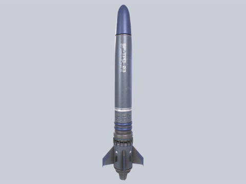 Scifi torpedo Modèle 3D