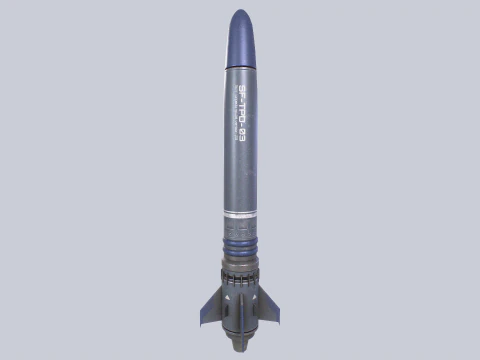 Torpeda Scifi Model 3D