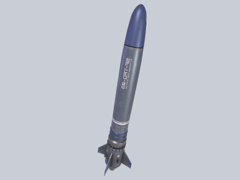 Scifi torpedo Modèle 3D