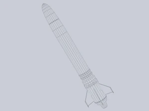 Torpeda Scifi Model 3D