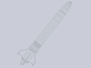 Torpeda Scifi Model 3D