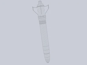 Torpeda Scifi Model 3D