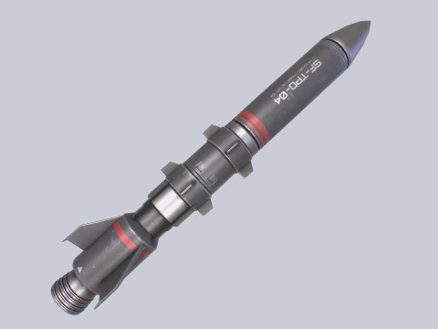 Siluro fantascientifico Modello 3D