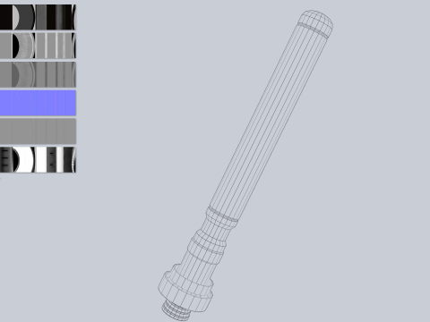 Scifi torpedo 3D Model