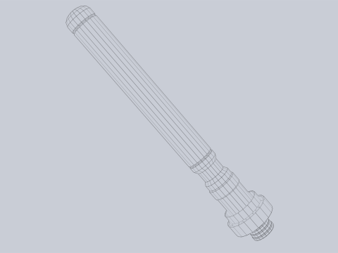 Scifi torpedo 3D Model