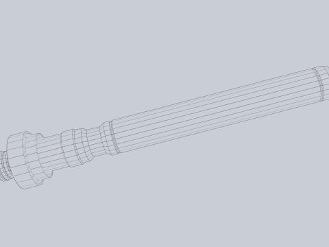 Scifi torpedo 3D Model
