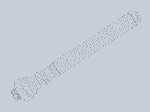 Scifi torpedo 3D Model