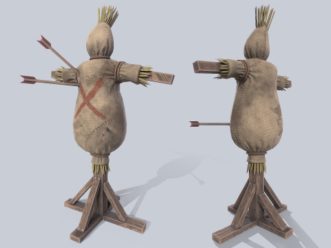 Training dummy 3D Model